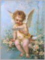 手紙を読む花の天使 ハンス・ザツカ 子供 子供